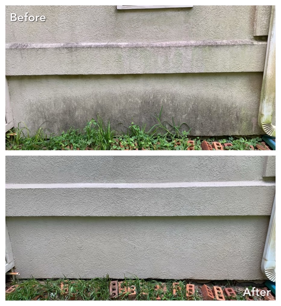 House Washing performed on a Stucco Home in Marshfield, WI