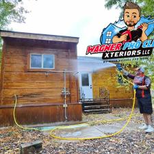 Professional-Restoration-House-Washing-and-Staining-of-Cabin-in-TomahWI 0