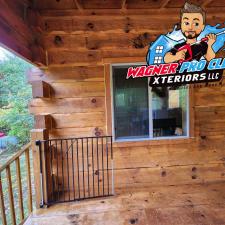 Professional-Restoration-House-Washing-and-Staining-of-Cabin-in-TomahWI 7
