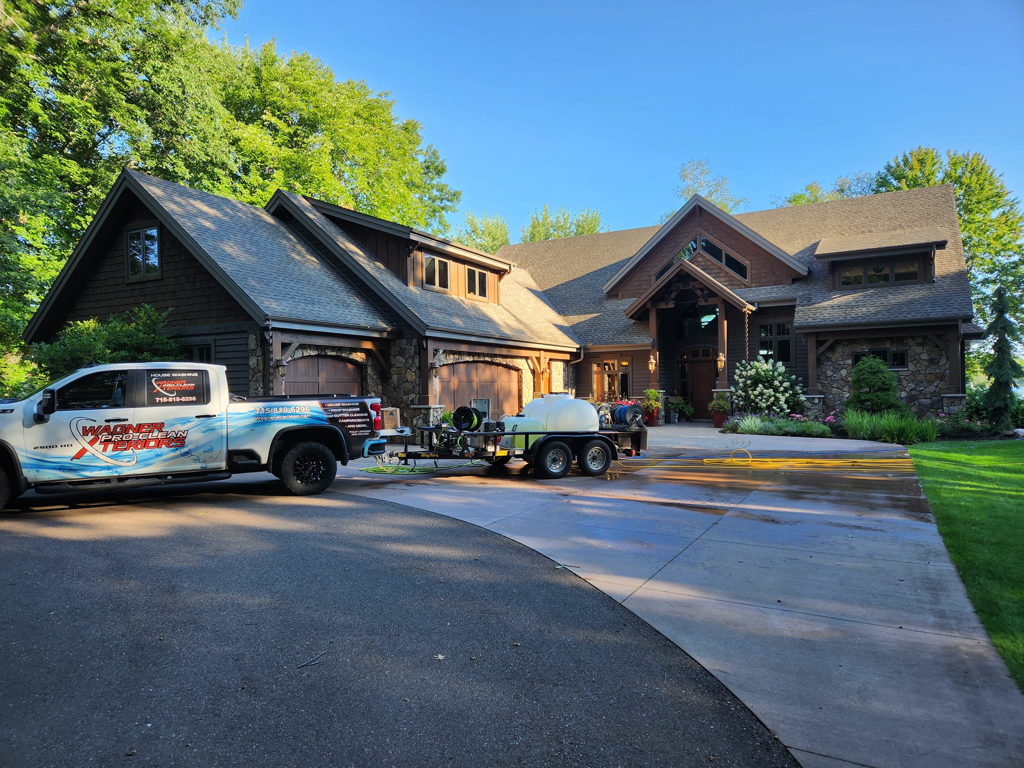 Professional Roof Cleaning Performed in Holcombe, WI